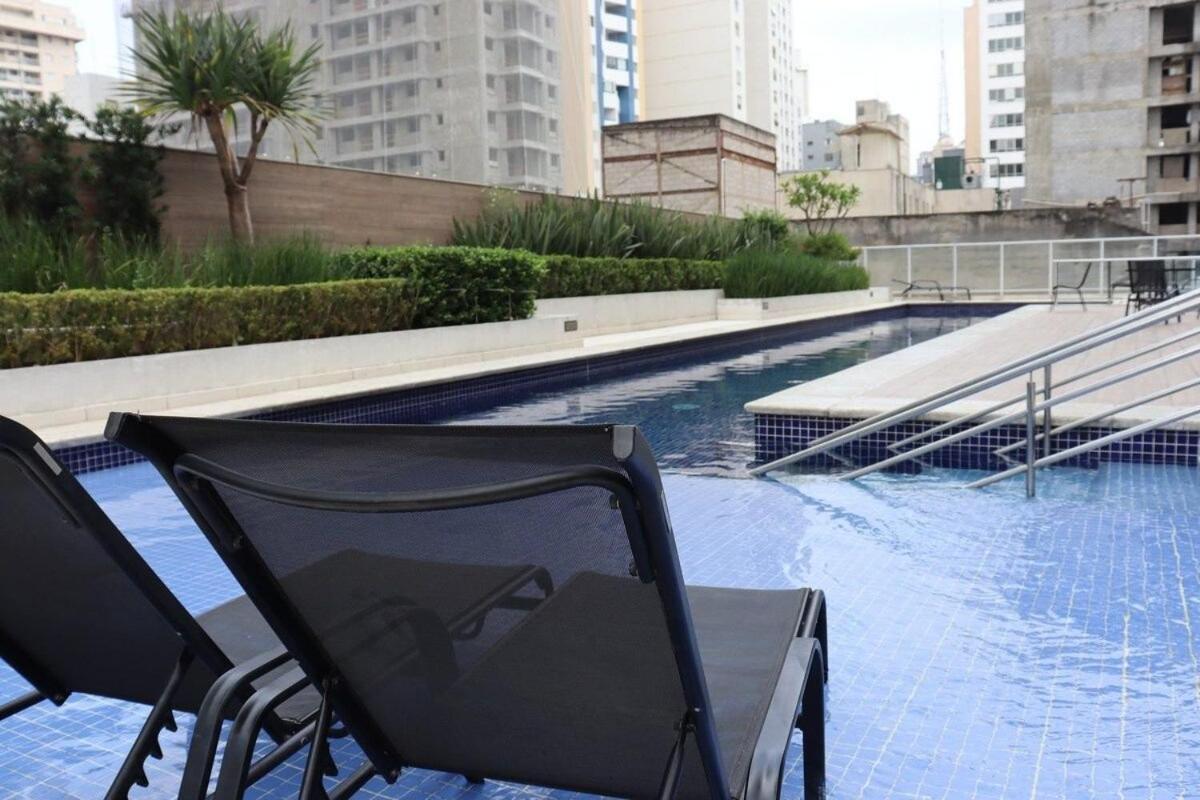 Unique 22º Estudio C/ Vista Incrivel Em Sp Vaga E Wifi เซาเปาโล ภายนอก รูปภาพ